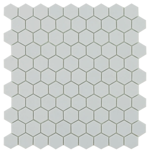 By Goof Mozaiek hexagon light grey 3,5x3,5cm