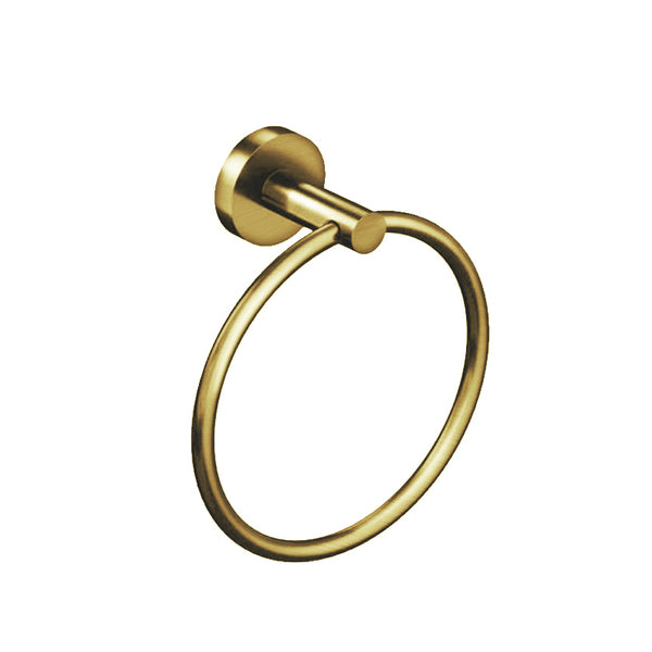 Handdoekring 16cm goud