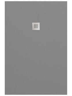 Doucheplaat Smart Slate Cemento 90x120cm