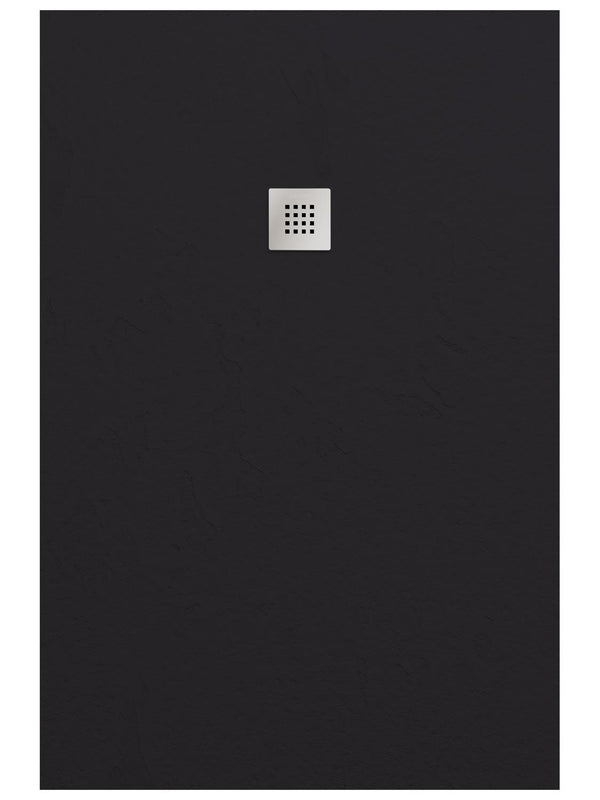 Doucheplaat Smart Slate Negro 90x120cm