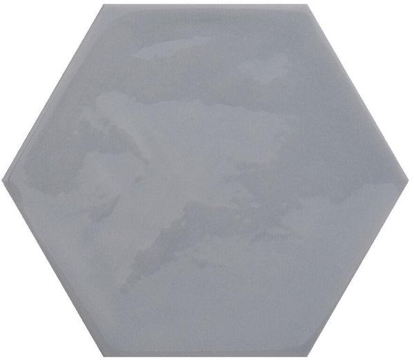 Hexagon Kane Grey 16x18