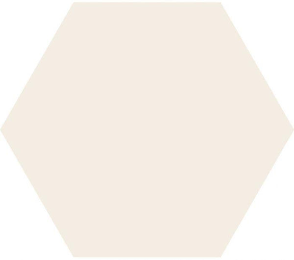 Hexagon Timeless Ivory mat 15x17
