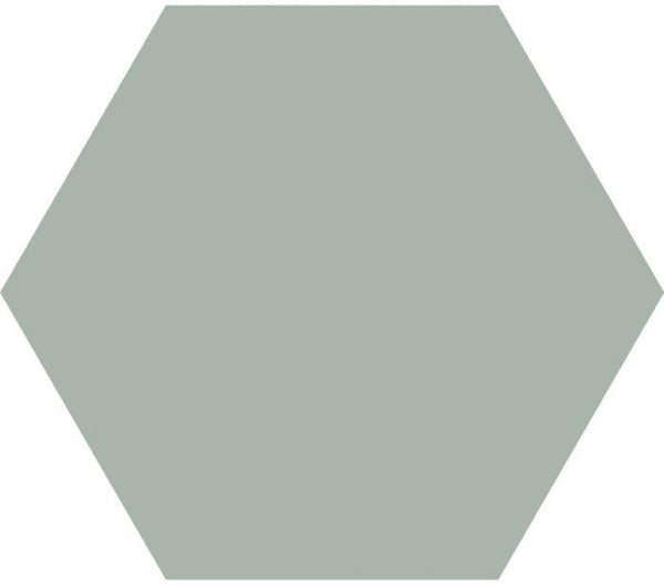 Hexagon Timeless Jade mat 15x17