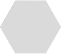 Hexagon Timeless Pearl mat 15x17
