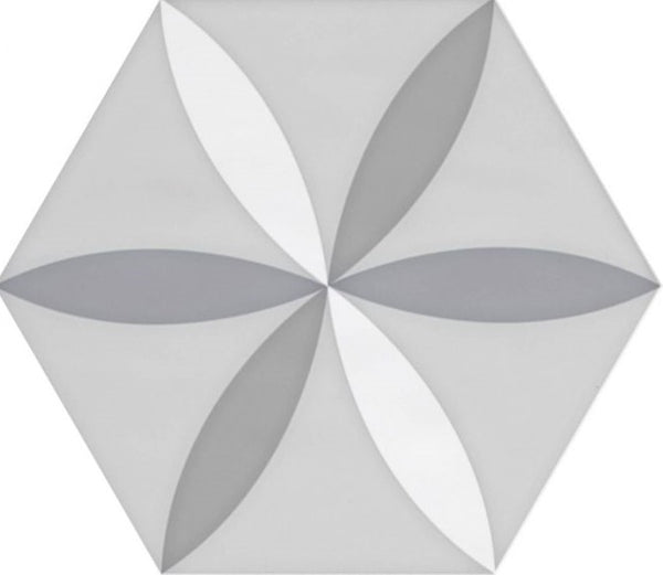 Hexagon Vodevil Decor White 17,5x17,5