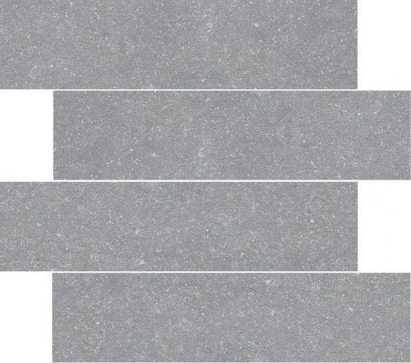 Ceto grijs vloer/wandtegel natuursteen look 14,8x60 cm. €59,95 per m2