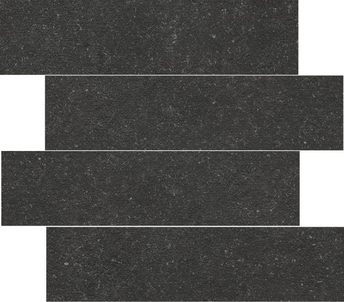 Ceto zwart vloer/wandtegel natuursteen look 14,8x60 cm. €59,95 per m2