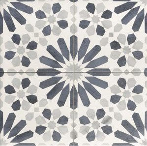 Llias marrakech blauw vloer/wandtegel Portugese look mat 44x44 cm. €49,95 per m2