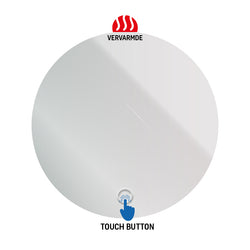 Ledspiegel rond Omega Ø100cm heating