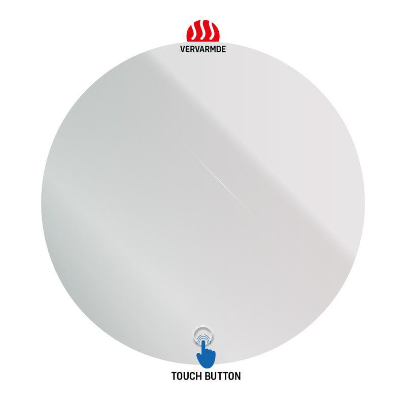 LEDspiegel rond Omega Ø80cm heating