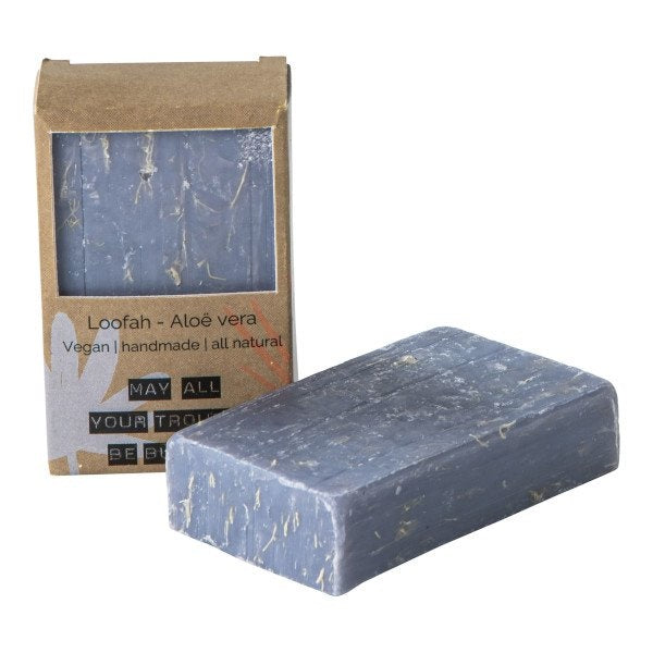 Wellmark vegan soap bar - loofah aloe vera.
